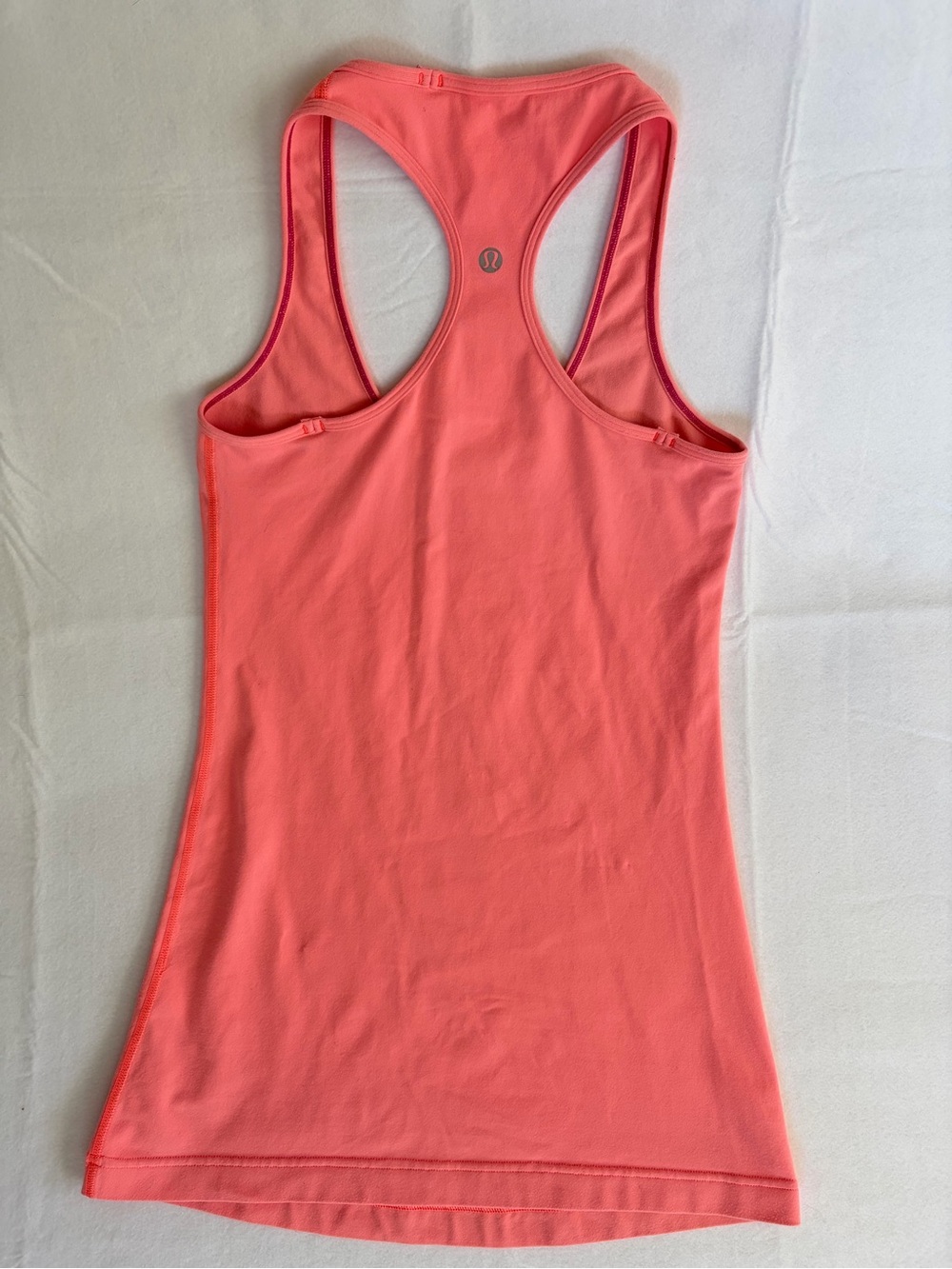 Lululemon Cool Racerback Reversible Hip Length Tank Grapefruit Size 4